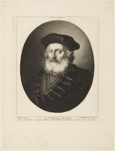 Stařec v baretu od Rembrandt van Rijn
