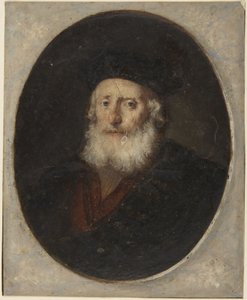 Stařec v toke od Rembrandt van Rijn
