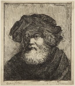 Stařec v čepici od Rembrandt van Rijn