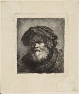 Stařec v čepici od Rembrandt van Rijn