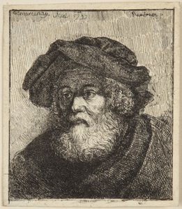 Stařec v čepici od Rembrandt van Rijn