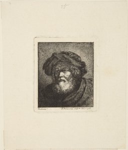 Stařec v čepici od Rembrandt van Rijn