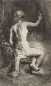 Žena s šípem, 1661. od Rembrandt van Rijn