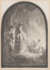 Vzkříšení Lazara (velký obraz) od Rembrandt van Rijn