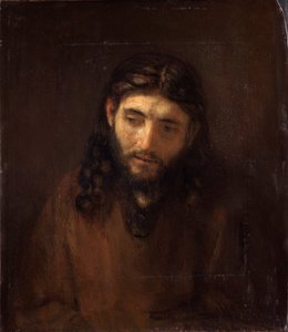 Hlava Kristova od Rembrandt van Rijn