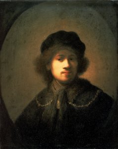 Portrét umělce jako mladého muže od Rembrandt van Rijn