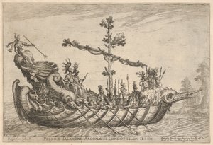 Peleus a Talamon, ze série Nádoby Argonautů, na svatební oslavu..., 1608. od Remigio Cantagallina