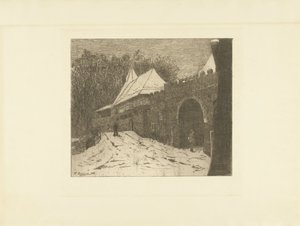 Panoráma města s Koppelpoort v Amersfoort od Remmert Dekker