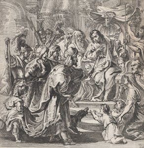 Cambyses trestající nespravedlivého soudce Sisamnese, ca. 1630-80., ca. 1630-80.