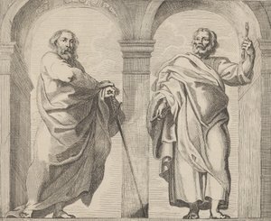 Svatí Petr a Pavel v předsíni, ca. 1630-80., ca. 1630-80.