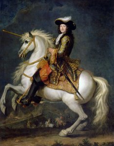 Jezdecký portrét Ludvíka XIV 1638-1715