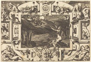Zaklínadlo Medea od René Boyvin after Leonard Thiry