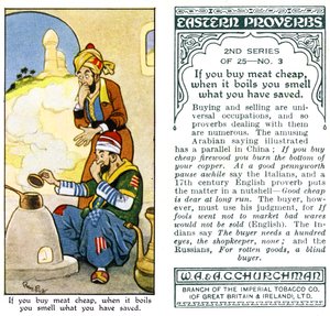 Když koupíš maso levně, až se uvaří, ucítíš, co jsi ušetřil, 1932 od René Bull