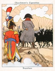 Napoleon (barevná litografie) od René Bull