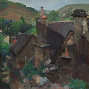Starý komín v Estaing, Aveyron