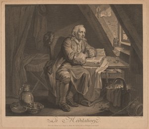 Rozjímání od René Gaillard, after Johann Eleazar Schenau