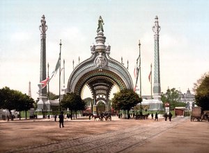 Grand Entree z roku 1900 světové výstavy v Paříži od Rene Binet.