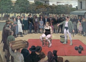 The Travelling Performers, kolem 1928-30 (olej na plátně)