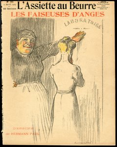Obálka "" L’Plate au beurre"", číslo 315, satirické barvy od Rene George Hermann Paul