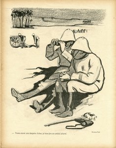 Ilustrace Hermann-Paul (1864-1940) v Le Canard Sauvage od Rene George Hermann Paul