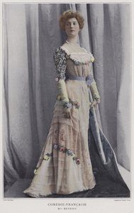 Henriette Henriot , francouzská herečka (barevné foto)