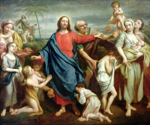 Nechte děti přicházet ke mně a nebraňte jim, 1746 od Rev. James Wills