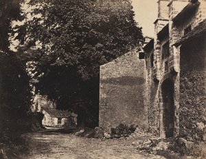 Brána do Borwick Hall, Lancashire, 1855. od Rev. John Richardson Major