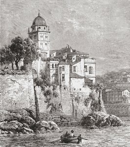 Arzenál v Janově v severní Itálii na konci 19. století. Z knihy Italian Pictures by Rev. Samuel Manning, vydané kolem roku 1890. od Reverend Samuel Manning
