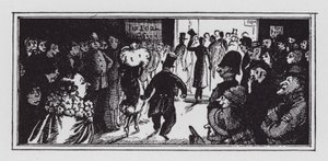 První noci (litho) od Rex (after) Whistler