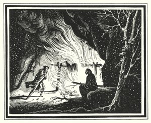 Hans Christian Andersen: Rajská zahrada (litho) od Rex (after) Whistler