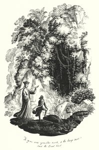 Hans Christian Andersen: Rajská zahrada (litho) od Rex (after) Whistler