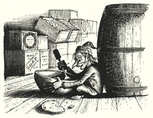 Hans Christian Andersen: Goblin a Huckster (litho) od Rex (after) Whistler