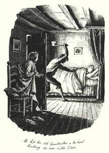 Hans Christian Andersen: Velký Claus a malý Claus (litho) od Rex (after) Whistler