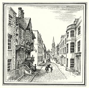 Hans Christian Andersen: The Old House (litho) od Rex (after) Whistler