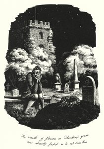 Hans Christian Andersen: Co viděl Měsíc (litho) od Rex (after) Whistler