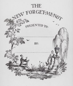 The New Forget-Me-Not … Prezentováno … Autor (litho) od Rex (after) Whistler