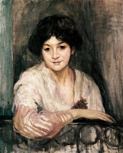 Postava. Obraz Ricard Canals i Llambi (1876-1931), olej na plátně, impresionismus