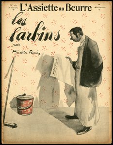 Obálka "" L’Plate au beurre"", číslo 165, satirické barvy od Ricardo Flores