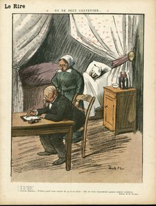 Ilustrace Ricardo Flores (1878-1918) v Le Lire, 8. 2. 13 - Člověk nemůže uspokojit - Lékařství, architektura interieure od Ricardo Flores