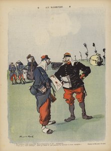 Manévrujeme. Ilustrace pro Le Rire