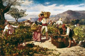 "The Harvest" od Ricarda Martiho a Aguila (1868-1936)