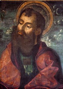 Saint Paul a Saint Peter Detail představující svatého Pavla. Obraz Riccarda Quartarara (15.-16. stol.) 1493 Rozm. 216x155 cm Palermo, Galleria Regionale della Sicilia, inv. 53 od Riccardo Quartararo
