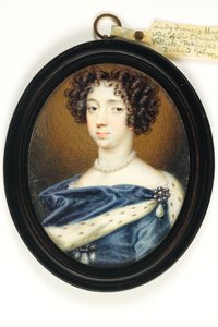 Lady Frances Howard (akvarel na slonovině)