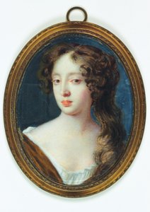 Lady Elizabeth Percy, hraběnka z Ogle (akvarel na slonovině)
