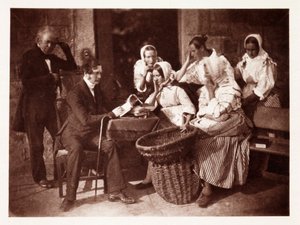 James Fairburn DD (Fairburn Reading to the Fishwives), c 1843 od John Pardon