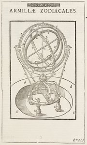 Zodiakální armilární sféra Tycha Brahe, před rokem 1570