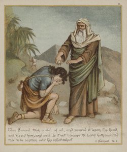 Samuel maže Davida