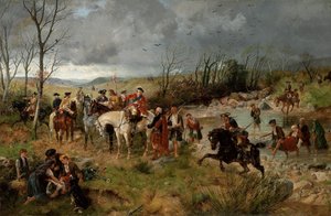 Zastavení prince Charlese Edwarda na břehu Nairne, 1878