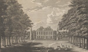 Langley Park, poblíž Beckenham v Kentu, od Edwarda Hasteda, The History and Topographical ..., 1776.