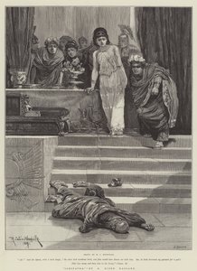 "Cleopatra," od H Rider Haggard (rytina)
